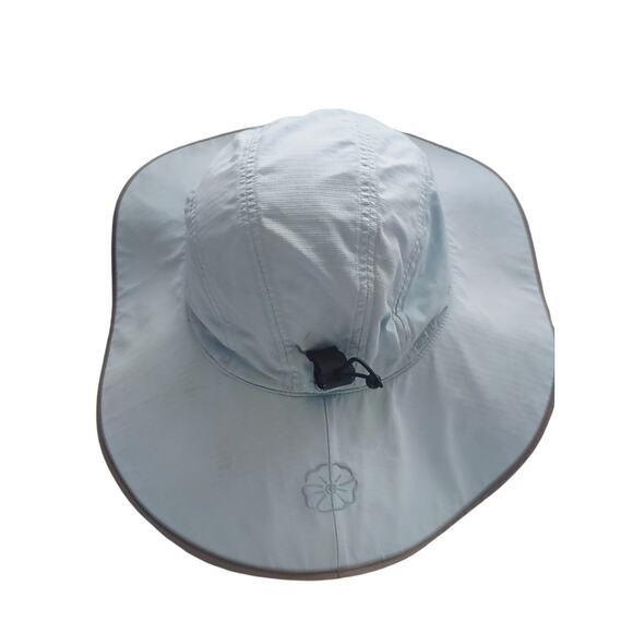 Outdoor Research Wide Brim Sun Hat Blue Gray UPF Hiking Beach Hat USA main image 6